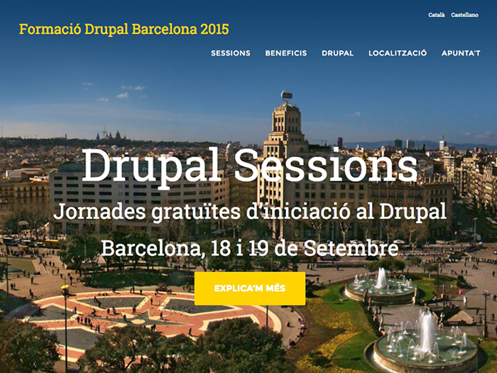 Formació Drupal Barcelona 2015